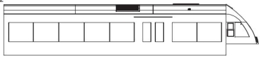 N Piko Ersatzteile Dieseltriebwagen Gehäuse, Endwagen A, mit Fenster, etc......................................................................