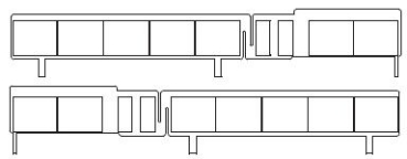N Piko Ersatzteile Dieseltriebwagen Seitenfenster rechts+ links, Endwagen A, etc.....................................................