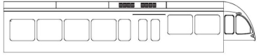 N Piko Ersatzteile Elektrotriebwagen Gehäuse Endwagen A, mit Fenster, etc..................................................................