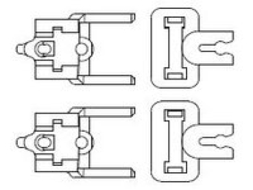 N Piko Ersatzteile Dieseltriebwagen Kinematik mit Halter PCB, etc..............................................................................