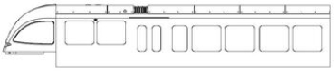 N Piko Ersatzteile Dieseltriebwagen Gehäuse Endwagen B mit Fenster, etc.........................................................................