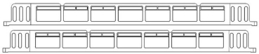 N Piko Ersatzteile Schienenbus VT Seitenfenster, etc....................................................................