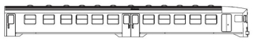 N Piko Ersatzteile Dieseltriebwagen Gehäuse EW ohne Motor, mit Fenster, etc...............................................................................
