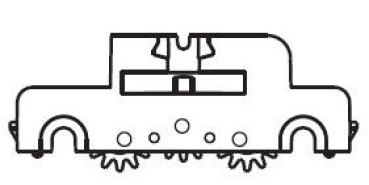 N Piko Ersatzteile Dieseltriebwagen Getriebegehäuse mit Zurüstteilen, EW mit Motor, etc...................................................................