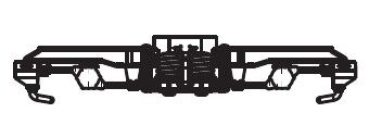 N Piko Ersatzteile Dieseltriebwagen Drehgestell, vorne, etc....................................................................