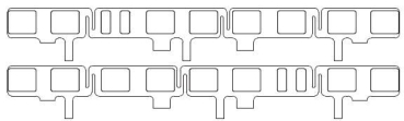 N Piko Ersatzteile Elektrotriebwagen MW Fenster, etc.........................................