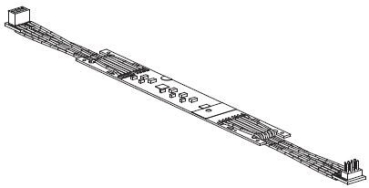 N Piko Ersatzteile Elektrotriebwagen MW leiterplatte ohne Pantographen, etc...............................................