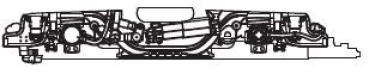 N Piko Ersatzteile Elektrotriebwagen Achslagerblende vorne, etc..........................................