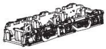 N Piko Ersatzteile NL NS Elektrolokomotive Rh 1201, 6A, Ep.III, türkis, Drehgestell, hinten+ Anbauteile, etc......