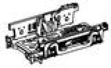 N Piko Ersatzteile NL NS Diesellokomotive Reihe 600, Nr.612, 4A, Ep.III, dunkelgrün, Drehgestell vorne komplett, etc...........