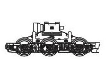 TT Ersatzteile Elektrolokomotive Getriebe mit Drehgestell vorne, neu, etc................................................................................