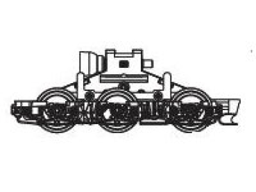 TT Piko Ersatzteile PRI Elektrolokomotive 151 170, 6A, Ep.VI, blau, Getriebe mit Drehgestell, nur Logo, etc....................