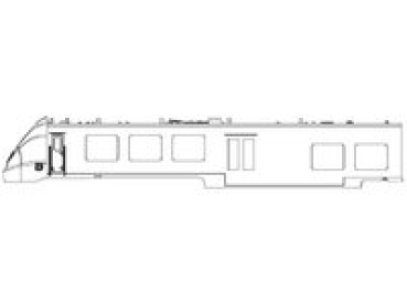 TT Piko Ersatzteile D DB Elektrotriebwagen BR 442 Gehäuse ohne Pantographen, Fenster+ Scheinwerfer, etc...................