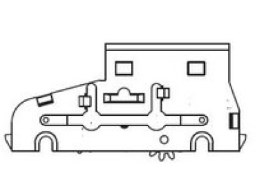 TT Ersatzteile Elektrotriebwagen Getriebegehäuse mit Zahnräder und Radschleifer, etc.......................................................................................