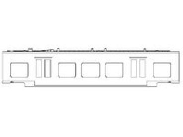TT Piko Ersatzteile D DB Elektrotriebwagen BR 442 Gehäuse Mittelwagen, mit Fenster, etc................................................
