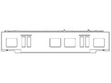 TT Piko Ersatzteile D DB Elektrotriebwagen BR 442 Gehäuse Mittelwagen, mit WC, mit Fenster, etc.......................................................................................