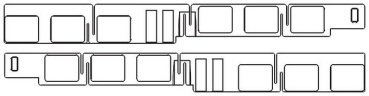 TT Ersatzteile Elektrotriebwagen Fensterband rechts+ links, EW mit Pantographen, etc.................................................................