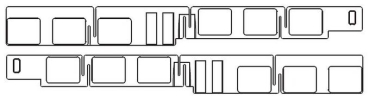 TT Ersatzteile Elektrotriebwagen Fensterband rechts+ links, EW mit Pantographen, etc.................................................................