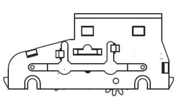 TT Ersatzteile Elektrotriebwagen Getriebegehäuse mit Zahnrädern + Radschleifer, etc.................................................................