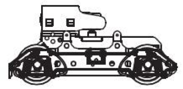 TT Ersatzteile Diesellokomotive Getriebe mit Drehgestell mit Aufstieg, etc.....................................................