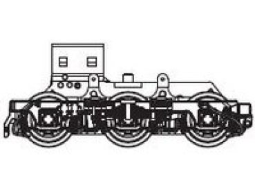 TT Ersatzteile Diesellokomotive Getriebe mit Drehgestell, 6achsig, A, etc..........................................................