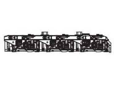 TT Ersatzteile Diesellokomotive Drehgestell mit Bremse+ Zylinder+ Sandkasten, etc................................................................