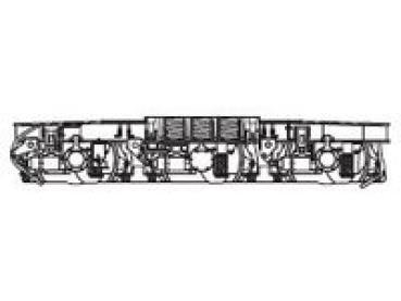 TT Ersatzteile Diesellokomotive Drehgestellblende mit Kleinteile, etc..........................................