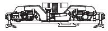 TT Ersatzteile Elektrolokomotive Drehgestell mit Treppen, etc...............................................................