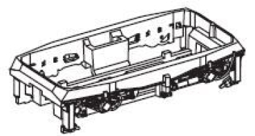 TT Piko Ersatzteile Ch BLS Elektrolokomotive Taurus, BR 187 002- 1, 4A, Ep.VI, Drehgestell mit Kleinteilen, etc...........................