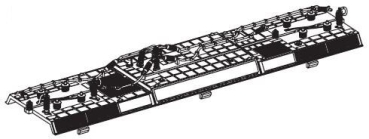 TT Piko Ersatzteile D DB Elektrolokomotive BR 147.5, 4A, Ep.VI, Stromabnehmer 4, Dach vollständig, etc.........................