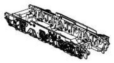 TT Piko Ersatzteile D DB Elektrolokomotive BR 150  067- 7, 6A, Ep.V, rot, cargo, Drehgestell 2, mit Sifa und Fettschmierpumpe, etc...........................