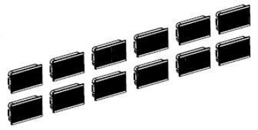 TT Piko Ersatzteile D DB Elektrolokomotive BR 150 120- 4, 6A, Ep.V, blau- beige, Klattelüfter, St.12, etc..................