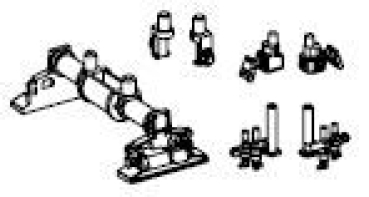 TT Piko Ersatzteile D DB Elektrolokomotive BR 150 120-4, 6A, Ep.V, blau-beige, Kleinteile Rahmen, etc.......................