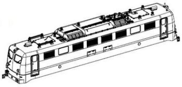 TT Piko Ersatzteile D DB Elektrolokomotive BR 150 001, 6A, Ep.III, grün, Gehäuse, komplett, etc..........