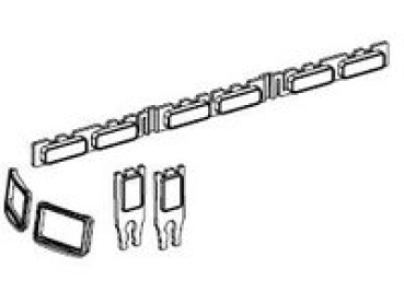 TT Piko Ersatzteile CZ CSD Elektrolokomotive BRS 499.02, 4A, Ep.IV, rot- beige, Fenster, etc........................