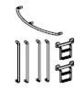 TT Piko Ersatzteile CZ CSD Elektrolokomotive Rh 242, 4A, Ep.V, Handstangen, Stufe Tür, etc..................