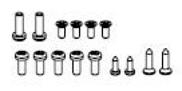 TT Piko Ersatzteile CZ CSD Elektrolokomotive BRS 499.02, 4A, Ep.IV, rot- beige, Schrauben, 15teilig, etc...................