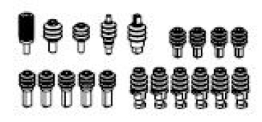 TT Piko Ersatzteile D DR Elektrolokomotive BR  243 064- 3, 4A, Ep.IV, Isolatoren, etc...................