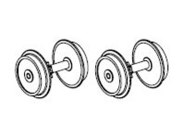 TT Piko Ersatzteile D DR Elektrolokomotive BR  243 064- 3, 4A, Ep.IV, Radsatz mit Zahnrad, St.2, etc..................