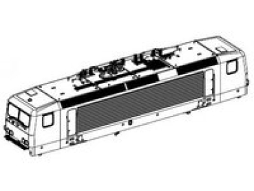 TT Piko Ersatzteile D DR Elektrolokomotive BR 212 002- 0, 4A, Ep.IV, rot, Gehäuse komplett, etc...........................