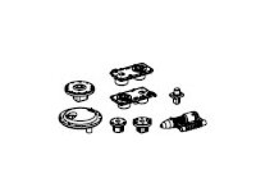 TT Piko Ersatzteile D DR Elektrolokomotive BR 212 002- 0, 4A, Ep.IV, rot, Deckel, Hauptschalter, antenne, etc.....................