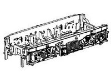 TT Piko Ersatzteile D DR Elektrolokomotive, BR 212 002- 0, 4A, Ep.IV, rot, Drehgestell hinten komplett, etc......................