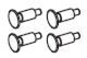 TT Piko Ersatzteile D DB Diesellokomotive BR 312 112- 6, 2A, Ep.V, gelb, rot, Puffer, 4teilig, etc.....................