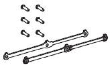 TT Piko Ersatzteile D DR Diesellokomotive BR 102 104- 7, 2A, Ep.IV, gelb, Kuppelstange/ Kurbelbolzen, etc................