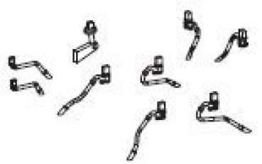 TT Piko Ersatzteile D DR Diesellokomotive DR 102 104- 7, 2A, Ep.IV, gelb, Kupplungsfeder, St.4, etc................