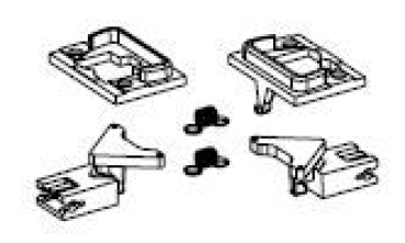TT Piko Ersatzteile D  DR Diesellokomotive TGK2, 2A, Ep.IV, gelb, Kurzkupplung, Abdeckung, Feder, etc..................