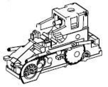 TT Piko Ersatzteile Cz CSD Elektrolokomotive BR S499.1, 4A, Ep.IV, Getriebeeinheit, komplett, etc.......................