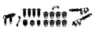 TT Piko Ersatzteile CSD Elektrolokomotive BR 230, 4A, Ep.IV, Isolatoren, Griff, etc...................