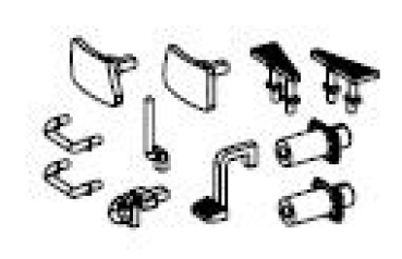TT Piko Ersatzteile CD Elektrolokomotive BR 230, 4A, Ep.V, blau, Puffer, Handstangen Front, etc..................