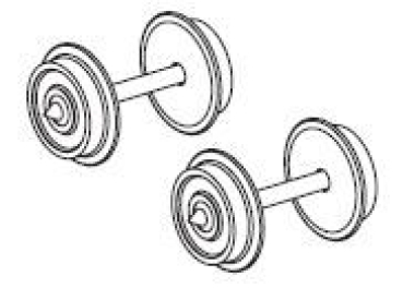 TT D DR Güterwagen ged. mit Bremserhaus G02, 2A, Ep.III, braun, Radsatz, St.2, etc.....................